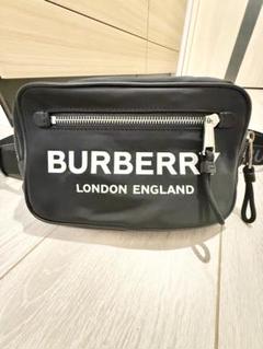 バーバリー BURBERRY ボディバッグ ロゴ ナイロン ブラック 黒のサムネイル