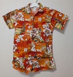 KＹ'Sアロハシャツ・ショートパンツセット　キッズ ハワイ製 120〜130