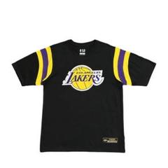 希少 Lakers シューティングシャツ ゲームシャツ 刺繍ロゴ NBA LAKERS レイカーズ ゲームシャツ シューティングシャツ