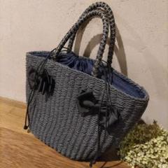 美品　ANTEPRIMA/MISTO 冬支度かごバッグ　グレー 美品 ANTEPRIMA/MISTO 冬支度かごバッグ グレー