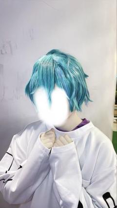 即購入⭕️ カリスマ 湊大瀬 コスプレウィッグ(つなぎセット有り) カリスマ】湊大瀬 つなぎ ウィッグ付 Mサイズ コスプレ衣装 E