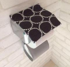 ミナペルホネンハンドメイド❣️タンバリンで作ったトイレットペーパーホルダーカバーのサムネイル