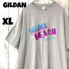 GILDAN アメリカ古着 ビッグサイズ ゆるだぼ グレー 半袖Tシャツ メンズ