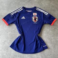 adidas アディダス　半袖Tシャツ　サッカー日本代表　サムライブルー　ちびT