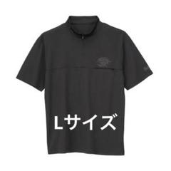 サンライン 獅子ジップシャツ（半袖）SUW-04216CW　ブラック　サイズ M 獅子ジップシャツ (半袖) SUW-04216CW | ウェアー
