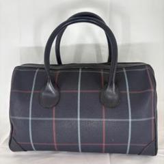 【Burberrys】バーバリーズ　ボストンバッグ　紺　黒　ブラック　BLACK
