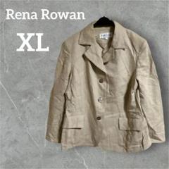 希少♡Rena Rowan 【XL】ベージュ ジャケット 無地 シンプル 春秋冬