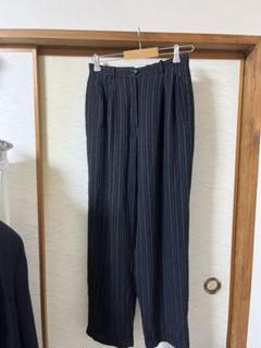 wide straight slacks pants 古着 2025年最新】ワイドスラックス 古着の人気アイテム - メルカリ