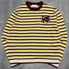値下げ❣️【正規品‼️】メゾンキツネ ウールボーダーニット MAISON KITSUNE'のフリマアイテム一覧