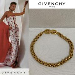 GIVENCHY PARIS VINTAGE ゴールド チェーンブレスレット