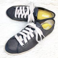 【美品】カンペール 37 CAMPER ウノ スニーカーパンチングレザー