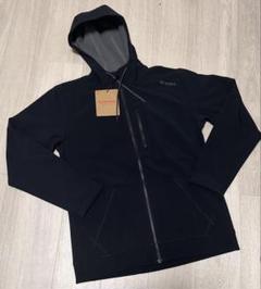 SIMMS フード付　ソフトシェルパーカー 黒 SIMMS フード付きソフトシェルパーカー