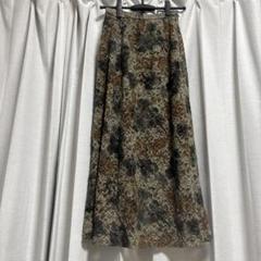 ハンドメイド 多色レースロングスカート