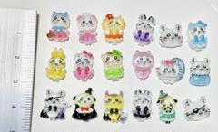 【新品未使用】ちいかわシリーズ　ネイルアクセサリー　パーツ　ステッカー付き