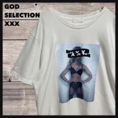 y53【希少】ゴッドセレクション XXX ビッグプリント ロゴ Tシャツ 一点物