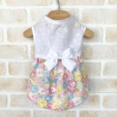 No.370・371 犬服ハンドメイドバックオープンワンピース