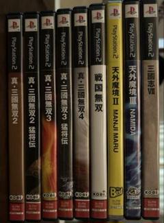PS2ゲームソフト　9本セット(戦国無双系多い)