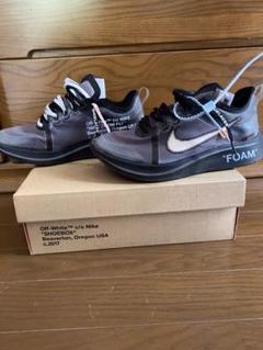 Off white nike zoom fly black
