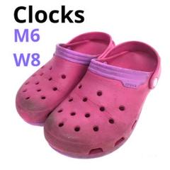 Crocs ラズベリーピンク サボサンダル M6/W8 24.0サイズ