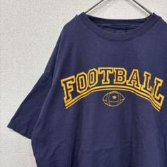 アメリカ古着　tシャツ プリント　アメフト　ロゴ　 XL 2146