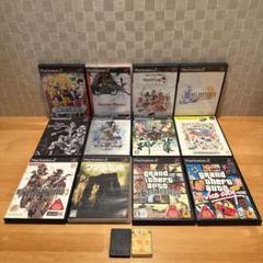 PS2 ゲームソフトまとめ売り神業、グラセフ　メモリーカード2巻セット　ジャンク