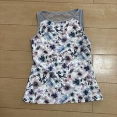 ✩チャコット　Chacott　トップス ・花柄　(試着のみ保管の中古)　美品 Chacott BALANCE チャコット ヨガウェア トップス ポピー