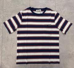miu miu ミュウミュウストライプジャージーTシャツ