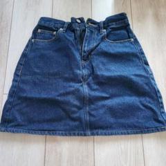 デニムスカート ミニ丈 BROWNY WEGO