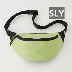 SLY スライ LINEN BODY BAG リネンボディバッグ グリーン