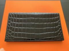 【HERMES】長財布(札入れ) ニロティカス 黒 【未使用】