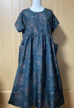 SOLD 着物リメイク ワンピース 紬の通販 by Yumi's shop｜ラクマ