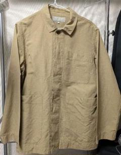 マーガレットハウエル シャツジャケット Mサイズ ベージュ 美品 春向け マーガレットハウエル シャツジャケット Mサイズ ベージュ 美品