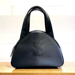 【美品】　YVES SAINT LAURENT ナイロン　ハンドバッグ レディース] ~90's ヴィンテージ イヴサンローラン ナイロン