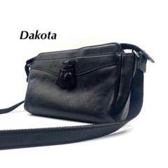 美品 Dakota ショルダーバッグ ダコタ レザー 斜めがけ ブラックのサムネイル
