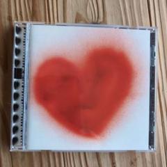 赤いハートのアートワーク CD