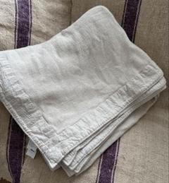 無印良品　綿麻ワッフル多用布 生成 230x 185 コットンリネンブランケット