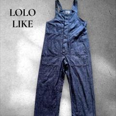 LOLO LIKE オーバーオール　グレー　オールインワン　オーバーオール