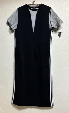サイドラインスキッパージャンパースカート　ブラック　ブギウギのサムネイル