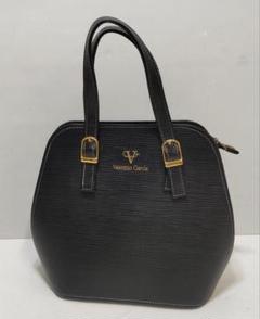 ☆美品☆ VALENTINO バレンティノ レザー ハンドバッグ 黒 VALENTINO - VALENTINO BERTINI レザーハンドバッグの通販 by