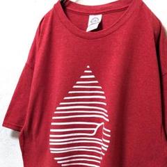 デルタ フィンタスティックブラッドドナー Tシャツ レッド 赤 L 古着