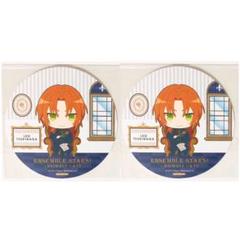 新品★あんスタ★Knights【月永レオ】アニカフェ★特典★コースター★2セット 新品☆あんスタ☆Knights【月永レオ】アニカフェ☆特典