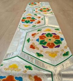 金糸 銀糸 袋帯 花柄 ハンドメイド・リメイク等にも 正絹