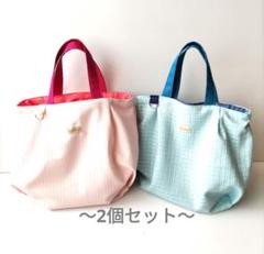 ◆SALE◆たっぷりタックのふんわり手さげ(ハンドメイド)