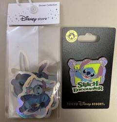 中古 ビンテージ ディズニーペナント・ステッカー・バッチセット！ Disney - ディズニーランド 25周年 ピンバッジ セットの通販 by