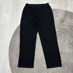 UNIQLO/ユニクロ　+J　ワイドフィットテーパードイージーパンツ（ブラック）のサムネイル