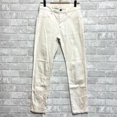 レプシィム ストレッチ スリム パンツ 美品 M アイボリー シンプル 着回し