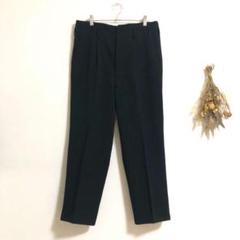 【良品】メンズ　スラックス　黒　大きいサイズ　品質表示タグなし　b846