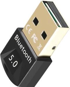 Bluetooth 5.0 USBアダプタ 最大通信距離20m 低遅延超小型