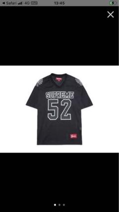 Supreme Spiderweb Football Jersey Blackのサムネイル