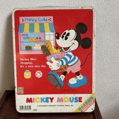 昭和レトロ　ミッキーマウス 消せる色鉛筆 16本セットのサムネイル